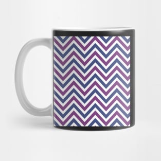 Purple Violet ZigZag Chevron Repeat Pattern Mug